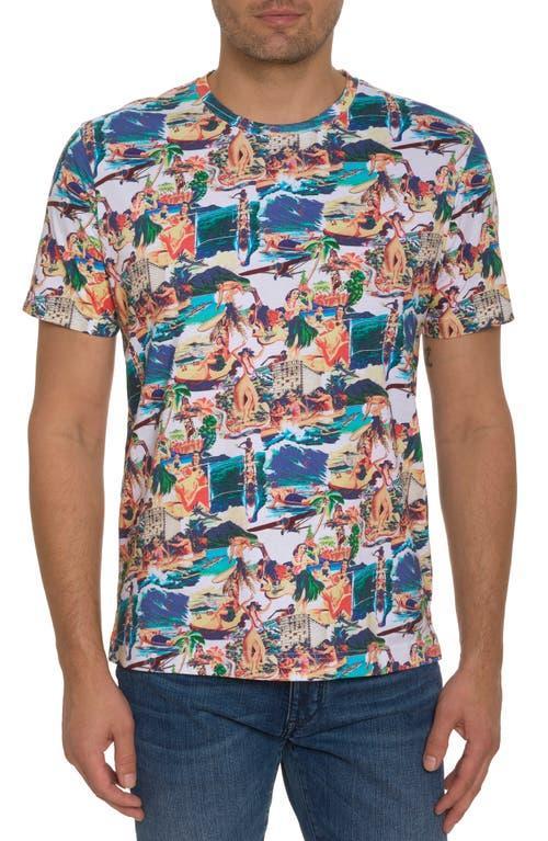 Robert Graham Hawaii Vacation Cotton T-Shirt Product Image