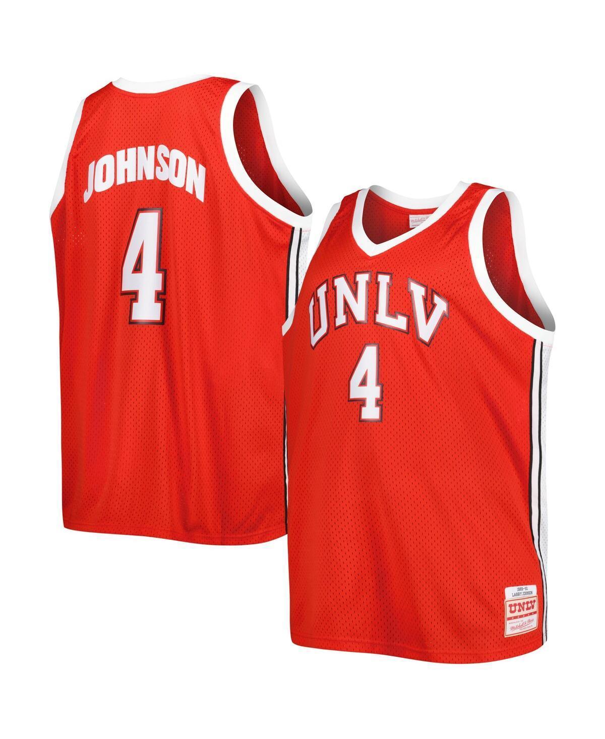 Mens Mitchell & Ness Larry Johnson Scarlet Unlv Rebels Big and Tall Swingman Jersey - Scarlet Product Image