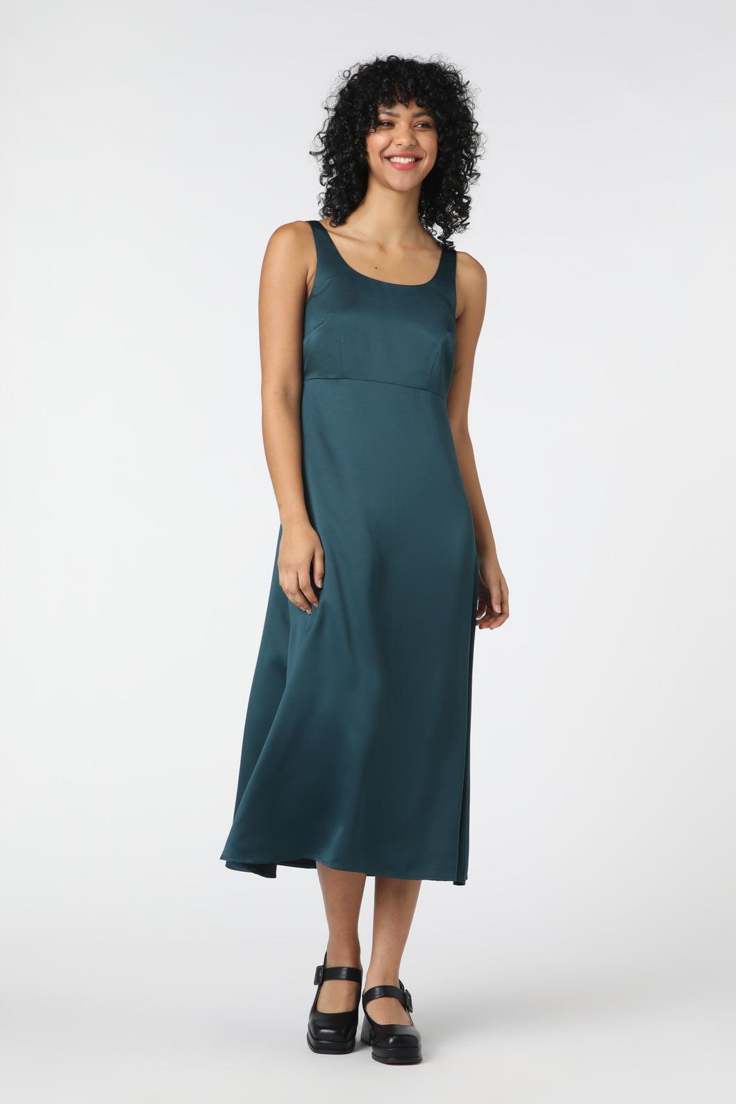 Lara Satin Dress Product Image