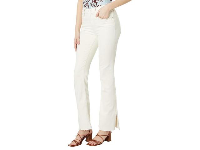 Madewell Kick Out Slit Raw Hem Full Length Jeans Product Image