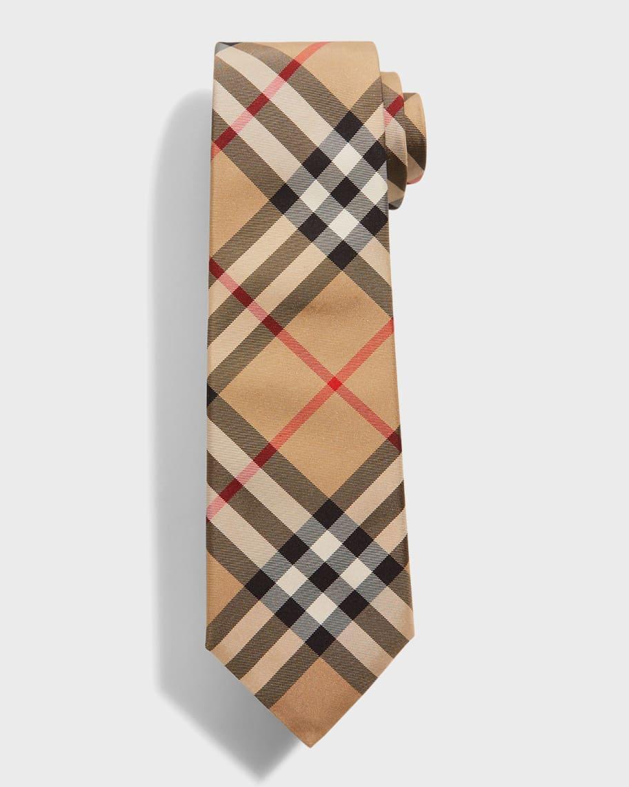 Men's Manston Check Silk Tie Product Image