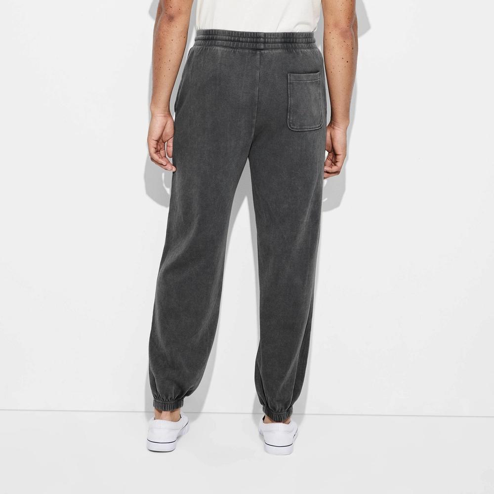 Mens Loose Knit Pull-On Sweatpants - Original Use Dark Gray Wash XXL Product Image