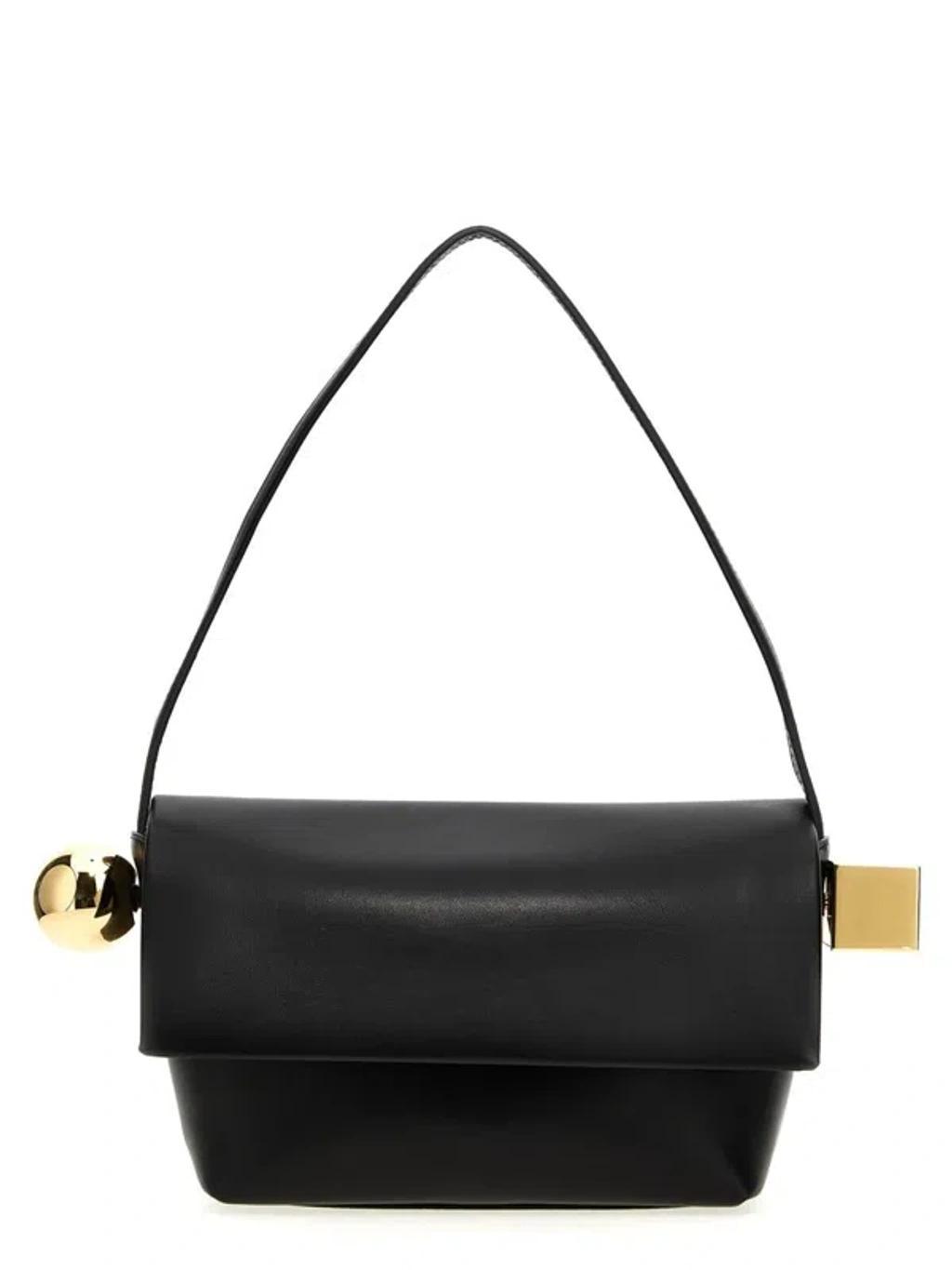 JACQUEMUS Il Rond Carré Shoulder Bags Black Product Image