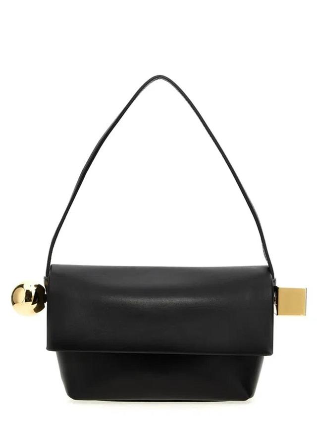 JACQUEMUS Il Rond Carré Shoulder Bags Black Product Image