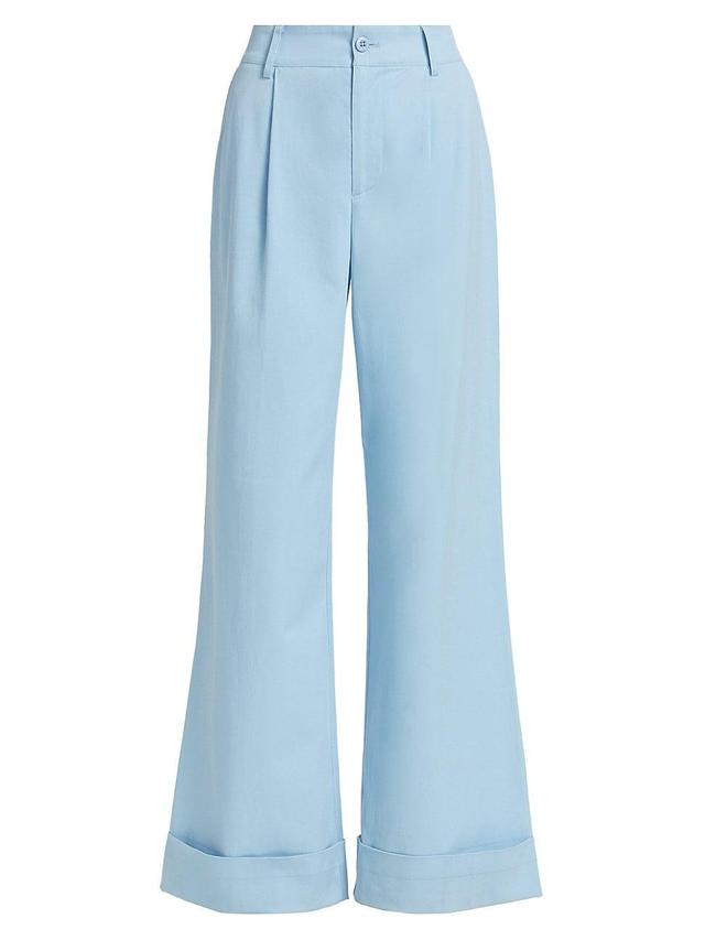 Womens Tomasa Cuffed Wide-Leg Pants Product Image