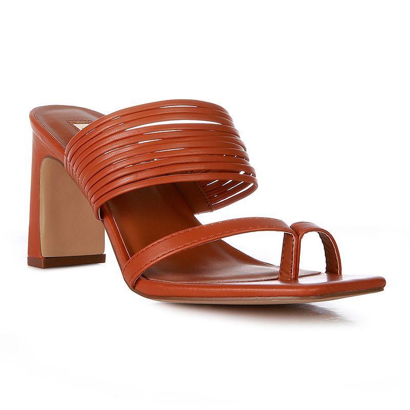 London Rag Follow Me Womens Block Heeled Sandals Product Image