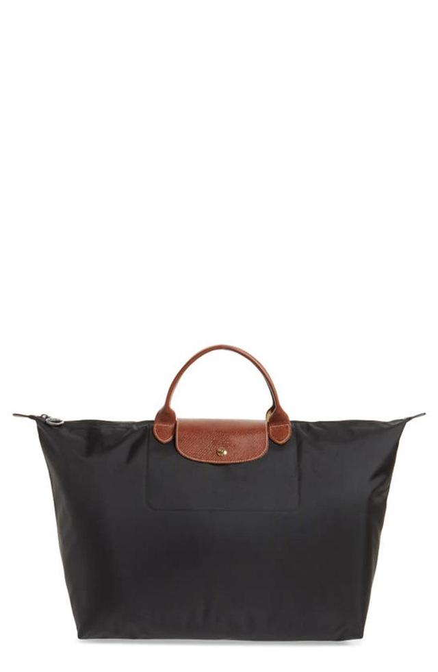 LONGCHAMP Small Le Pliage Original Travel Bag In Black Product Image