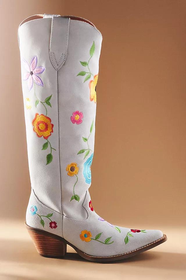 Dingo Flower Power Suede Tall Western Boots Product Image