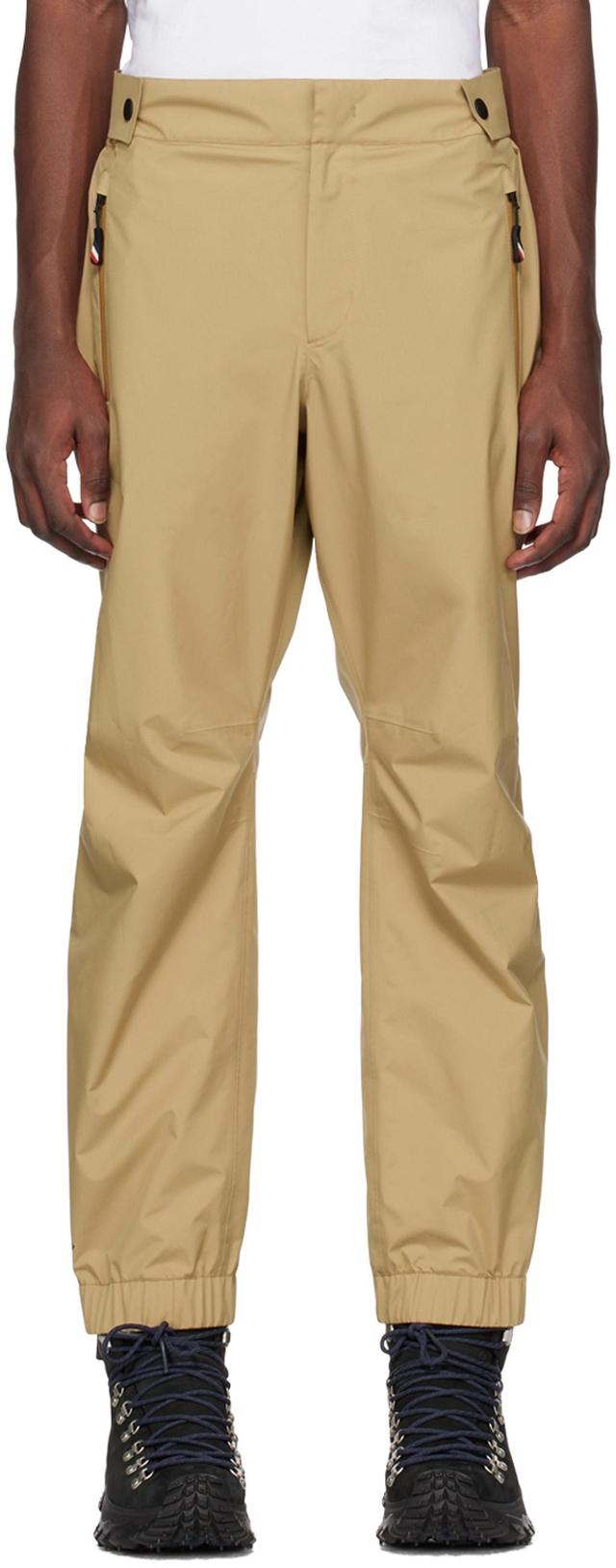 Beige Lightweight Trousers Product Image