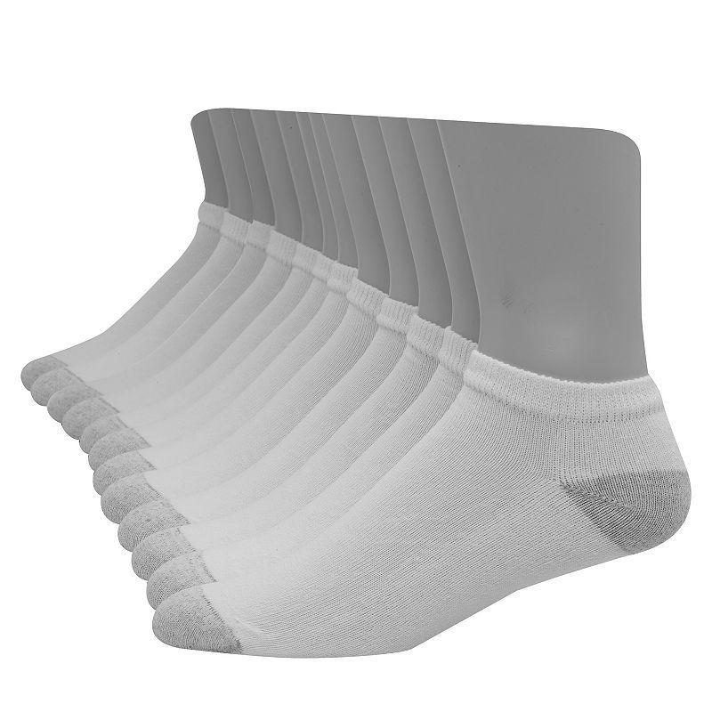 Mens Hanes Ultimate 12-pack Low-Cut Socks Product Image