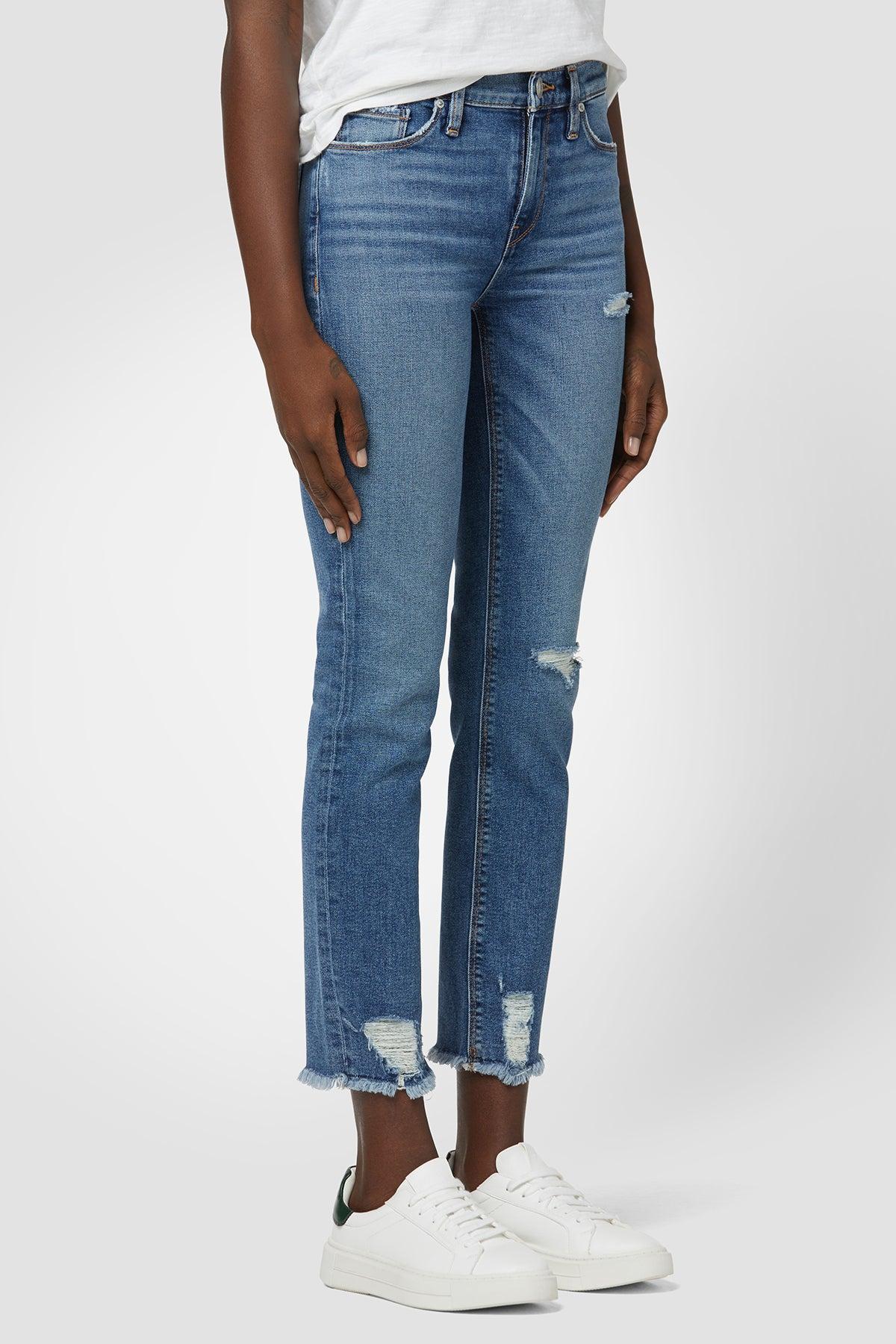 Nico Mid-Rise Straight Crop Jean Female Product Image