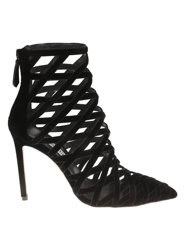 Women's Perforated Dã©colletã© With Zip Boot In Black Product Image