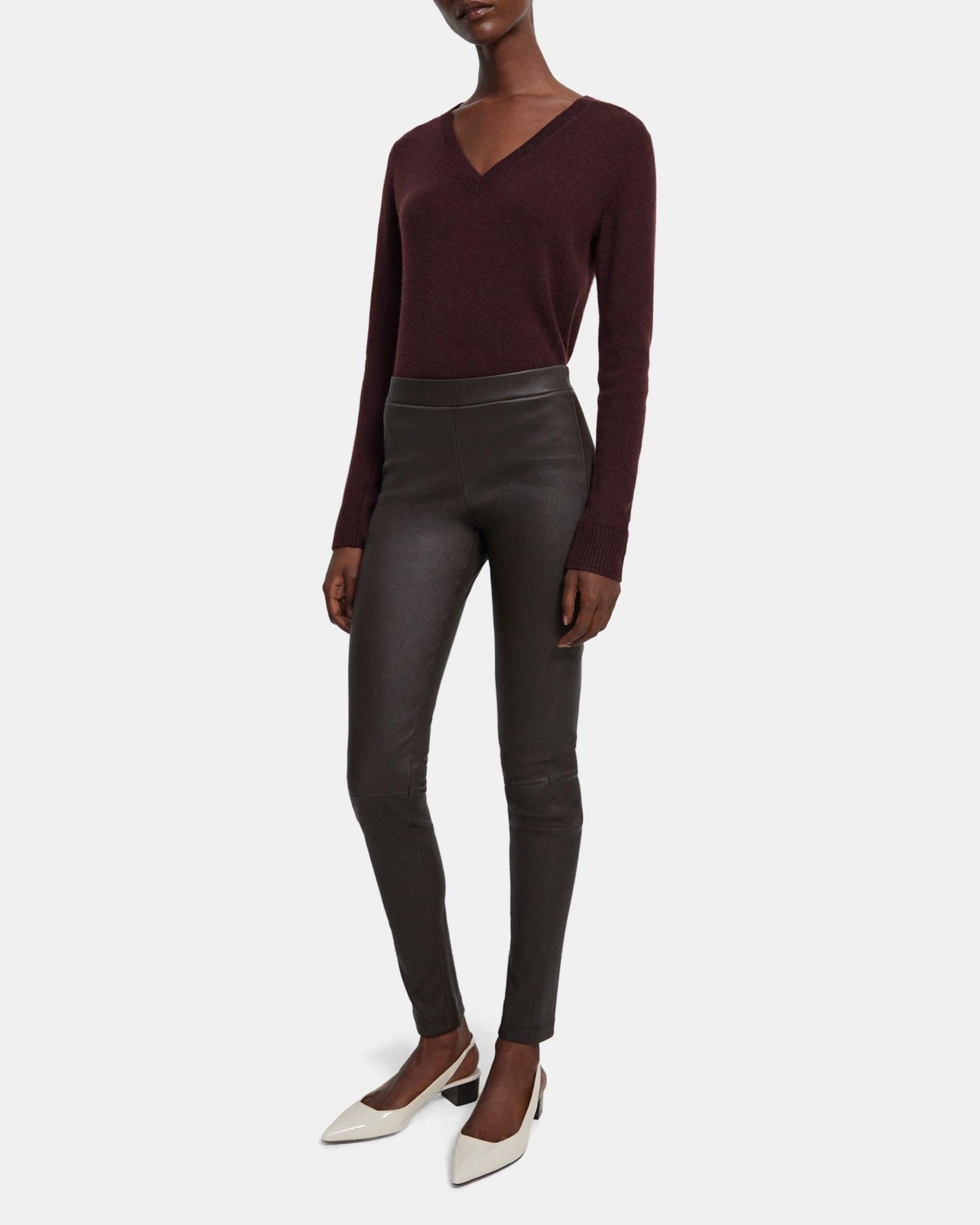 Skinny Legging in Leather Product Image