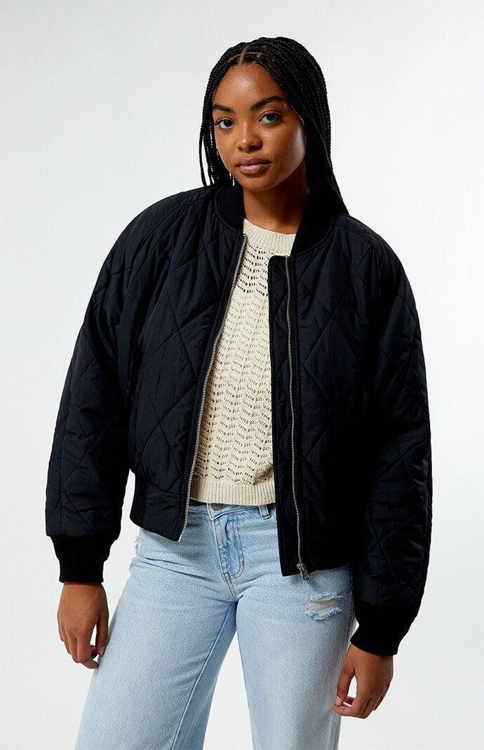 Obey Womens LU Bomber Jacket Product Image