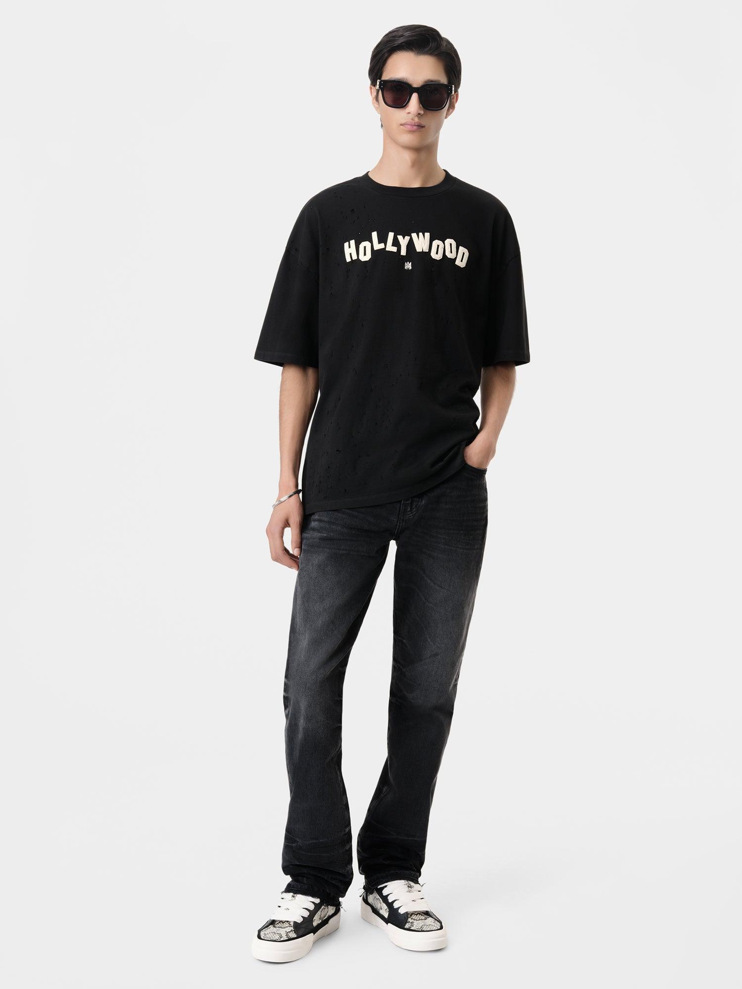 HOLLYWOOD SHOTGUN OVERSIZED TEE - Black Male Product Image