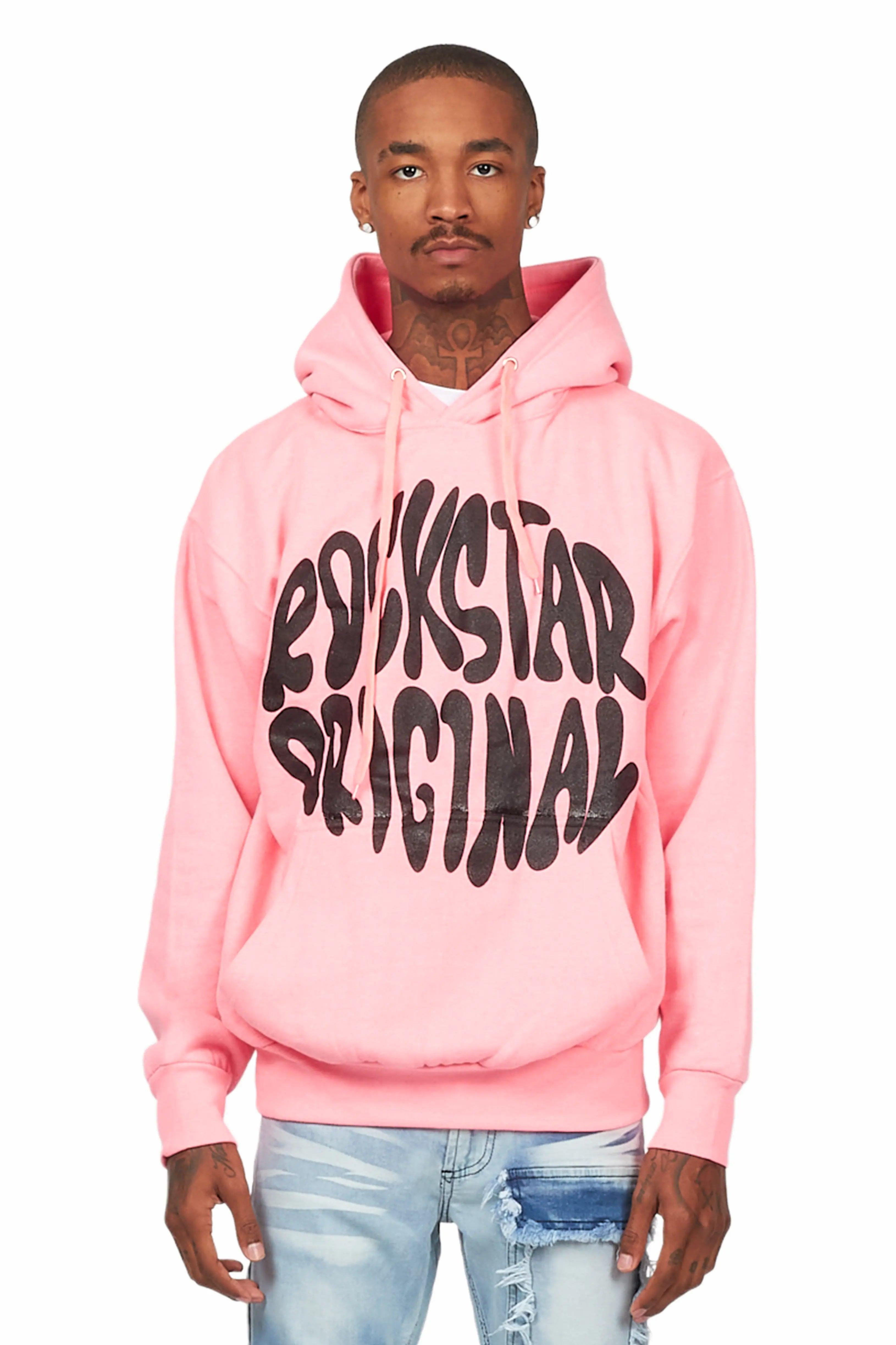 Thierry Fuchsia Graphic Hoodie Male Product Image