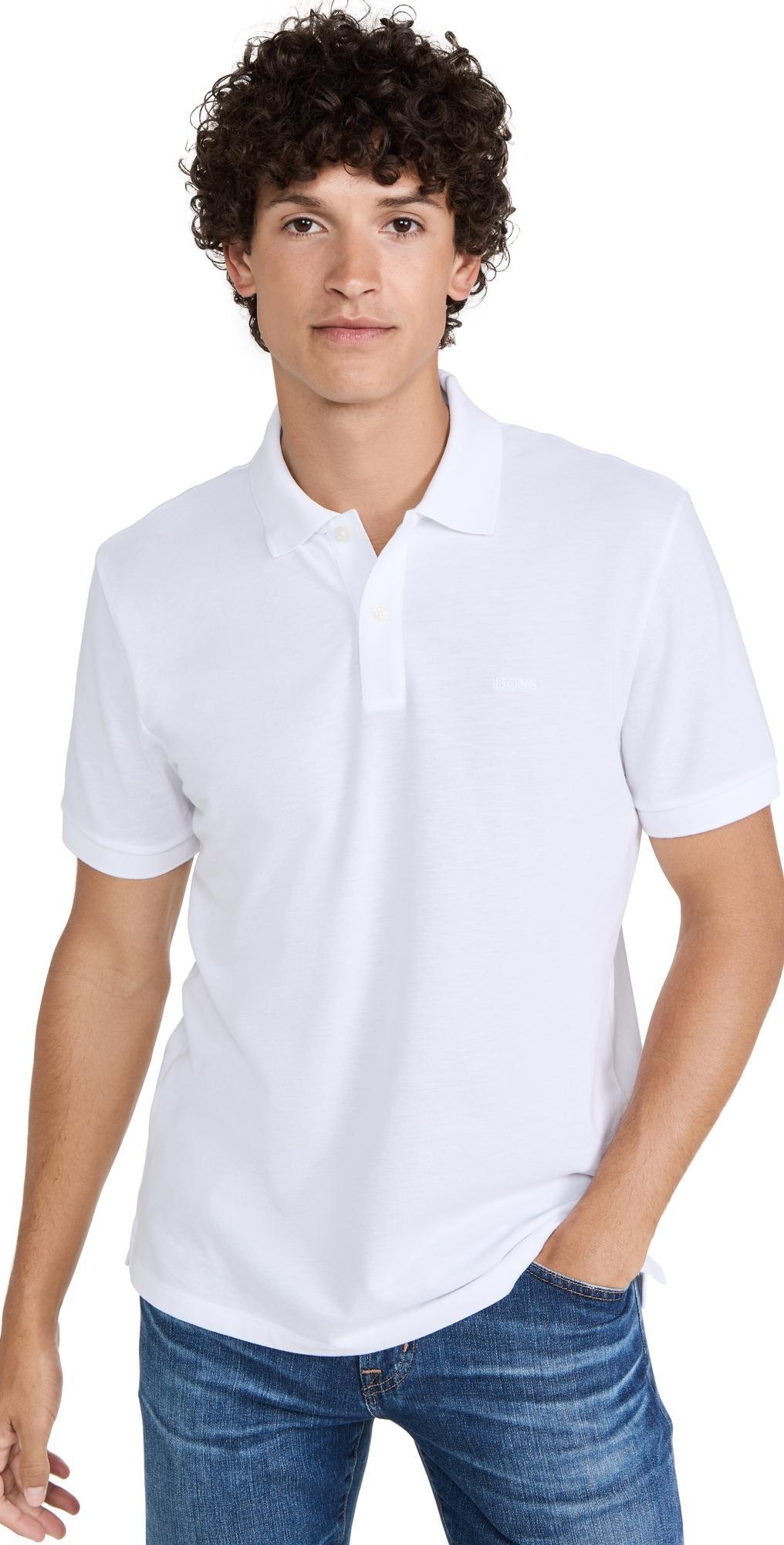 BOSS Pallas Cotton Polo Product Image