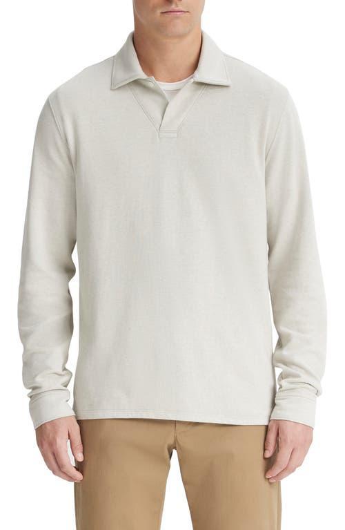 Vince Double Face Long Sleeve Polo Product Image