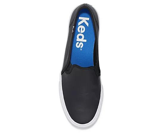 Keds Womens Double Decker Leather Slip On Sneaker Product Image