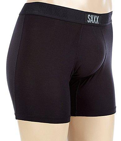 SAXX Men's Vibe 2 Pack Boxer Black/Black Product Image