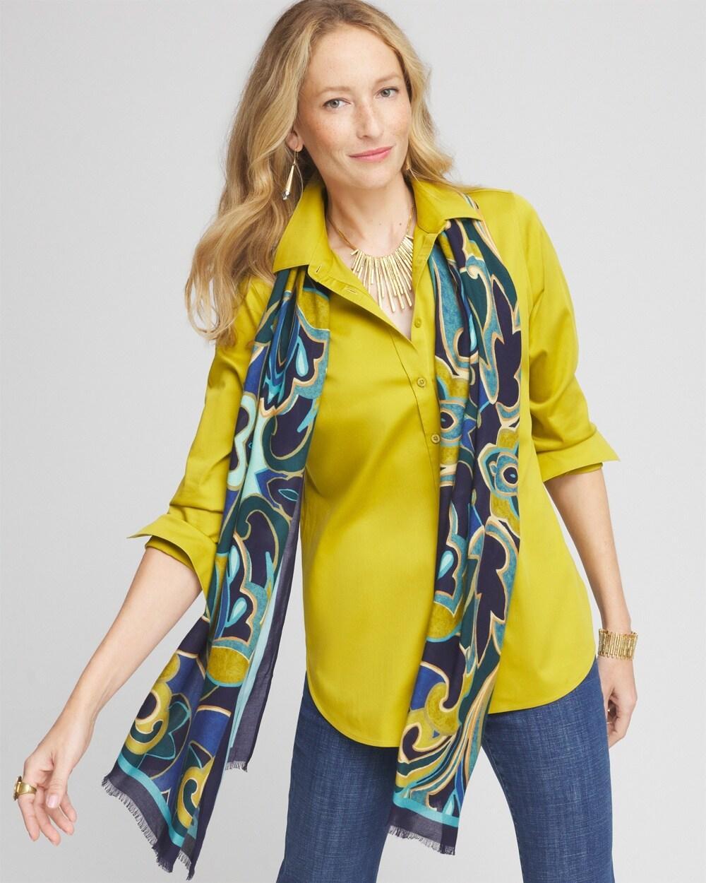 Swirl Print Scarf Product Image