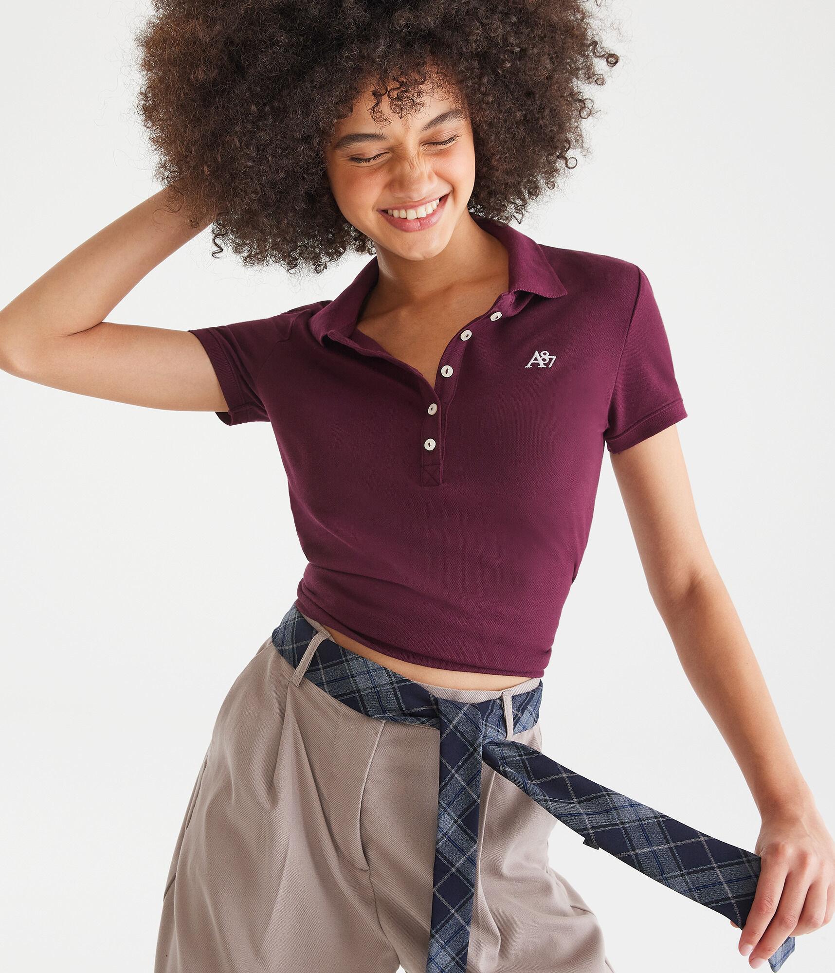 GirlsTopsPolosA87 Piqué Polo Product Image