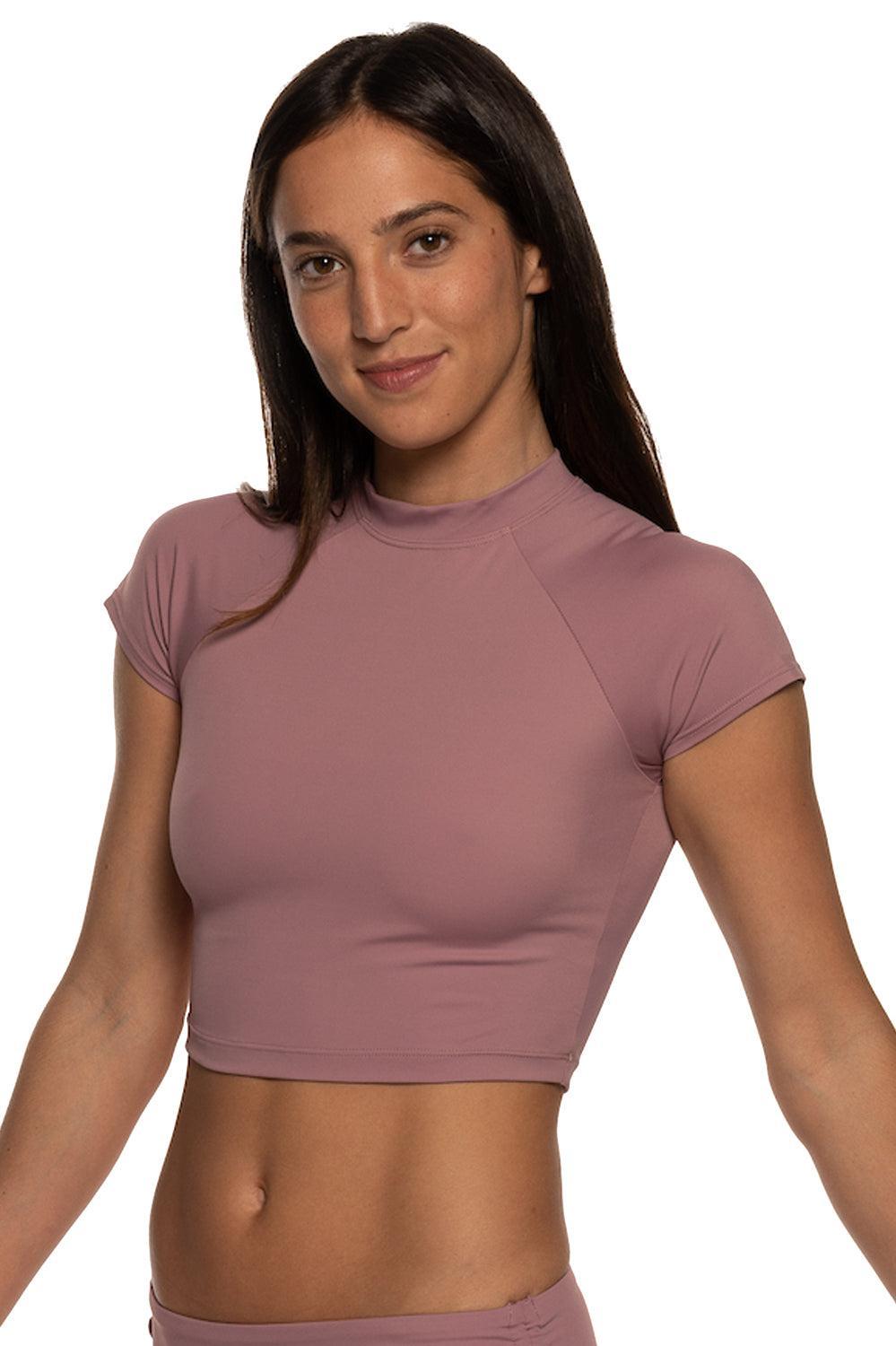 Talia Short Sleeved Crop Rashie Female Product Image