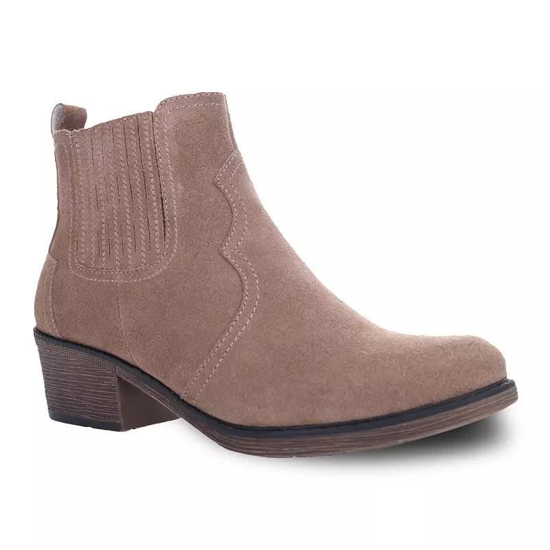 Propet Reese Womens Suede Ankle Boots Product Image