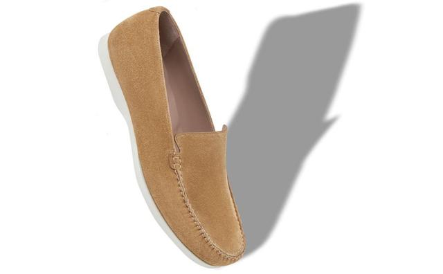 MONACO Brown Suede Boat Shoes Product Image