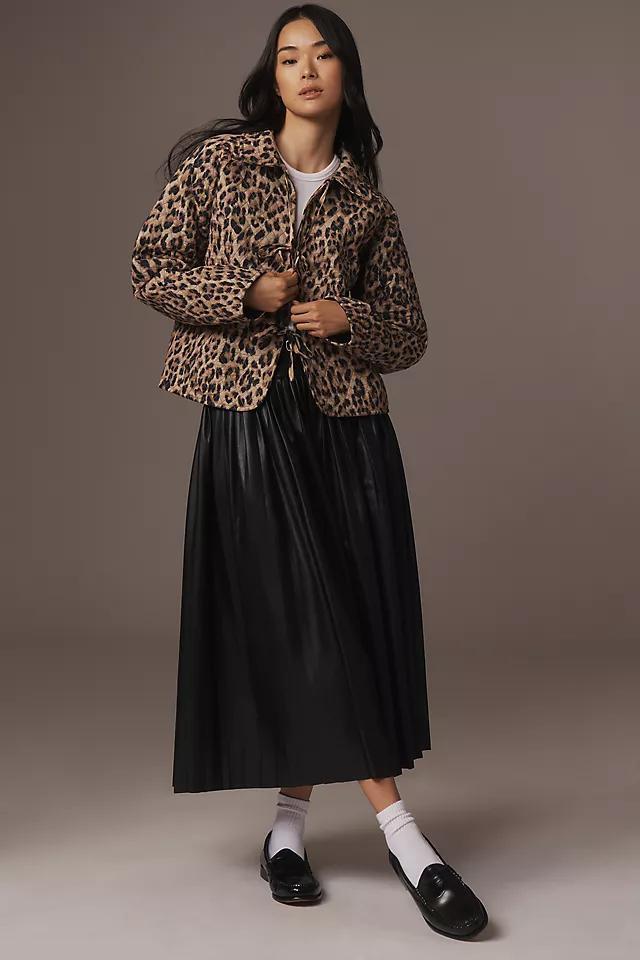 Let Me Be Leopard Quilted Jacket Product Image