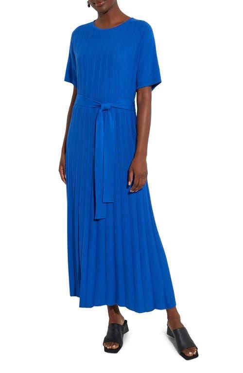 Womens Rib-Knit Belted Maxi Dress Product Image