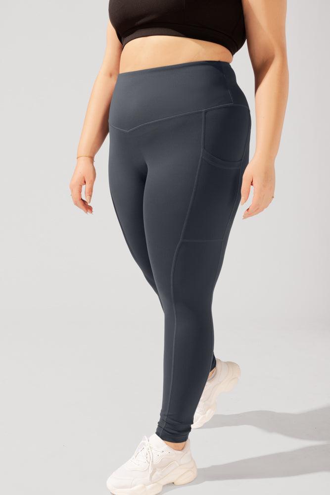 Supersculpt™ Leggings with Pockets - Smoky Grey Product Image