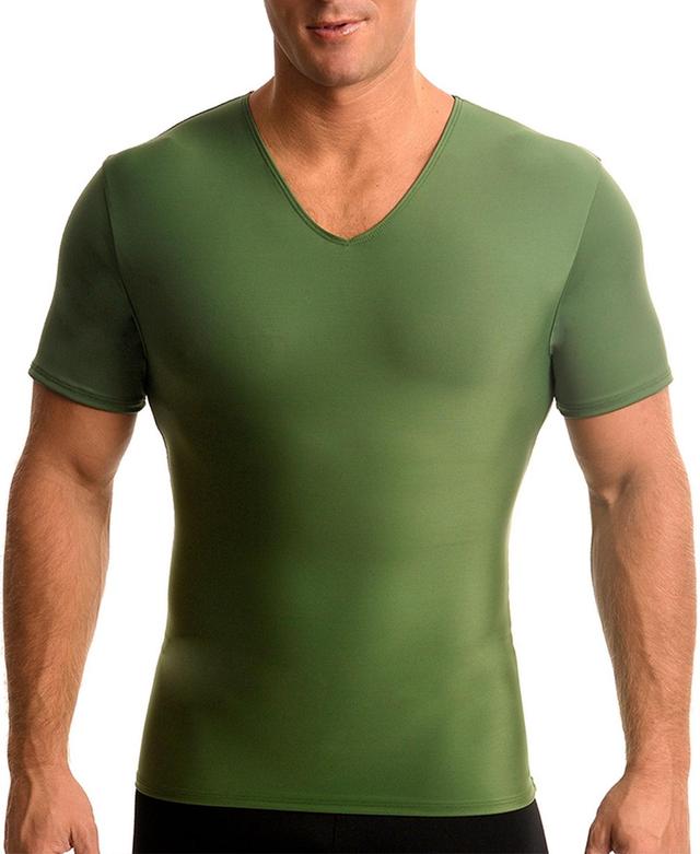 Instaslim Mens Compression Activewear Short Sleeve V-Neck T-shirt Product Image