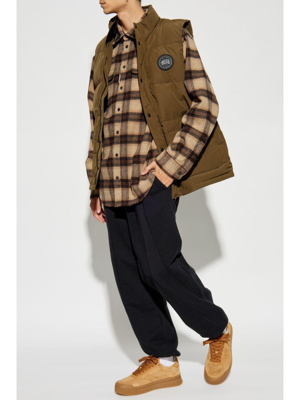 CANADA GOOSE Logo-patch Gilet In Green Product Image