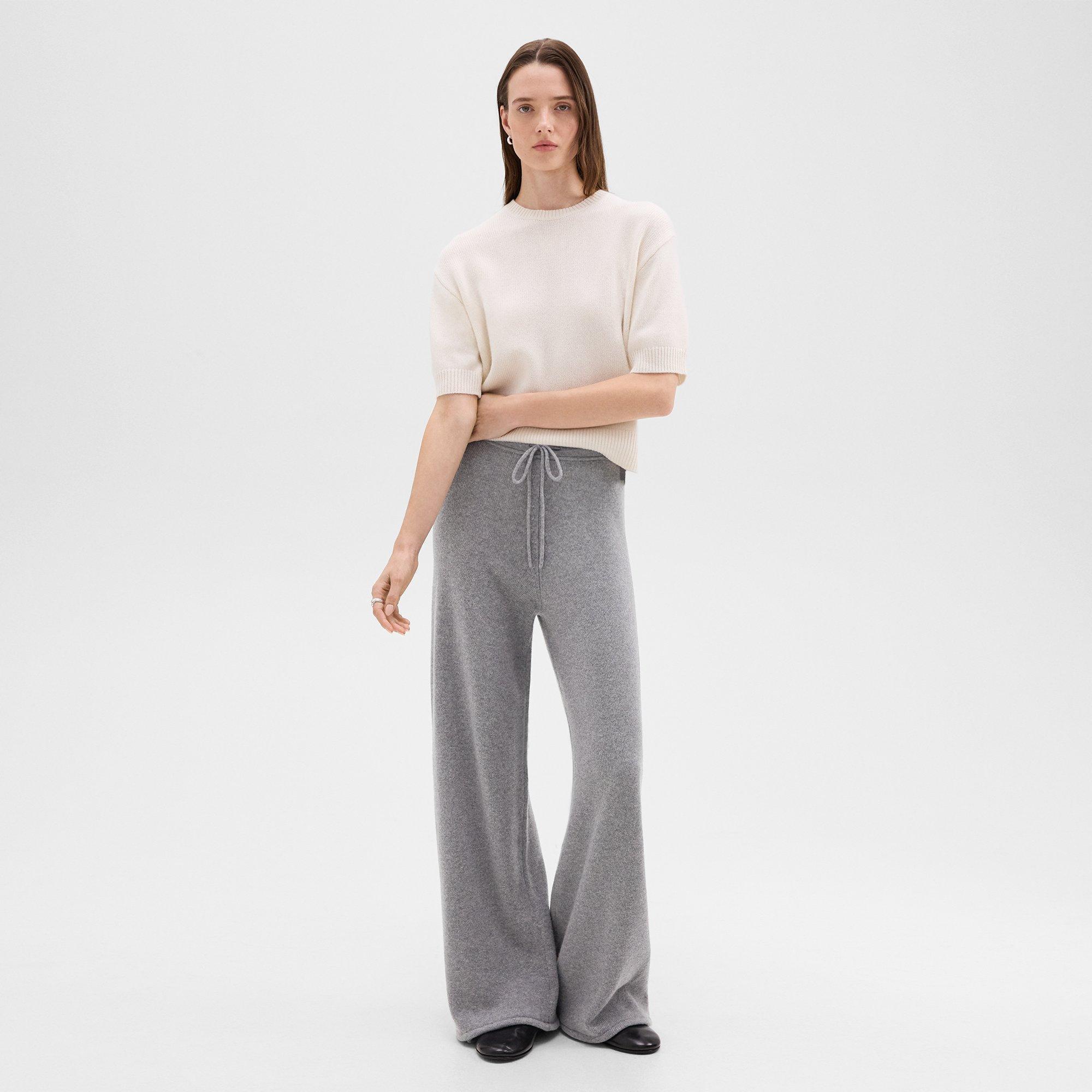 Felted Wool-Cashmere Track Pant| Theory Product Image