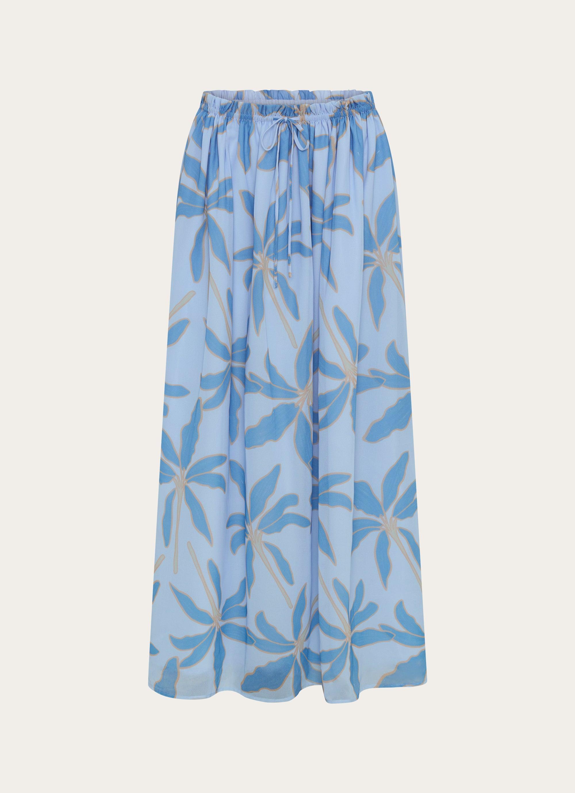 Zaya Maxi Skirt - Opulent Blue Product Image