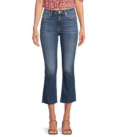 Womens High-Waisted Slim Kick Jeans Product Image