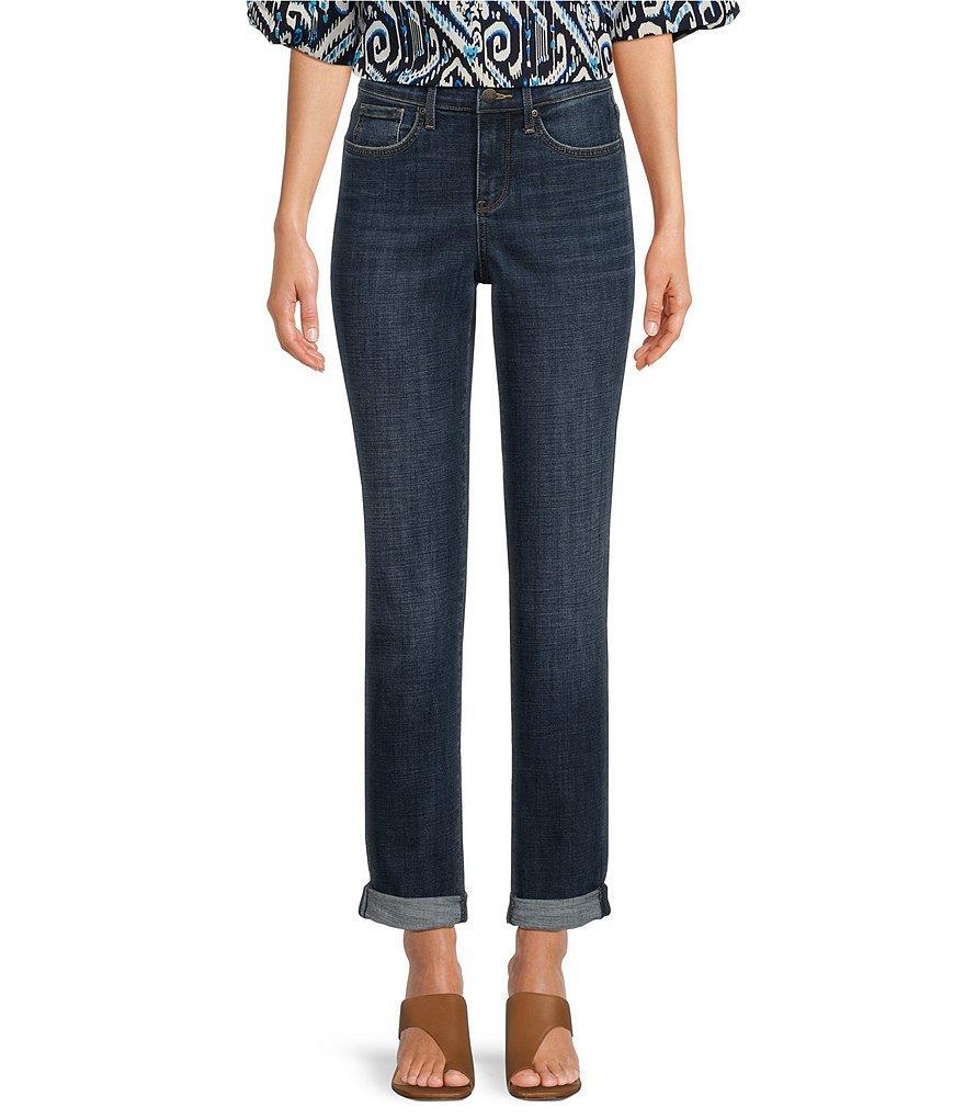 NYDJ Margot Girlfriend Rolled Cropped Jeans product image