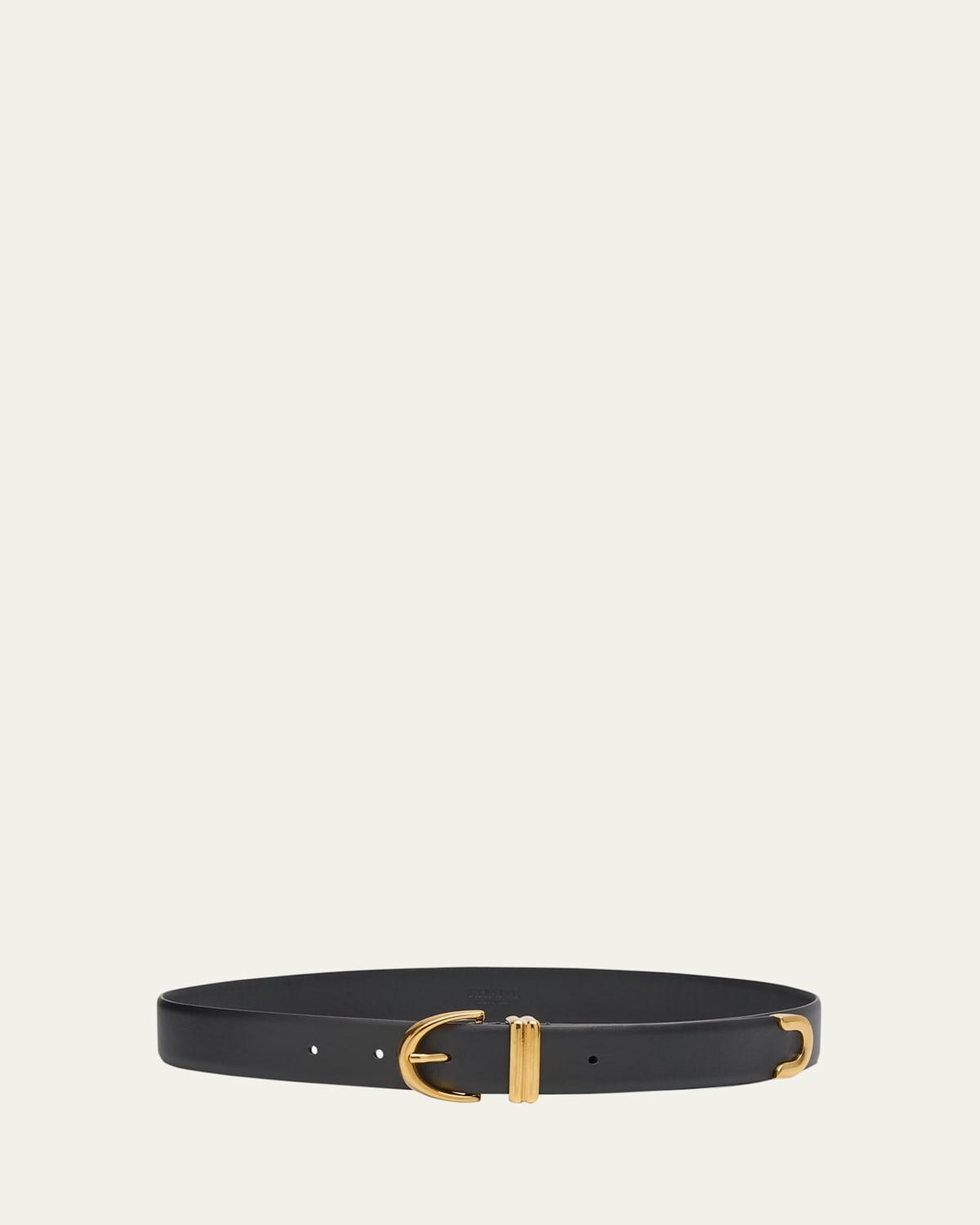 Bambi Skinny Leather Belt Product Image