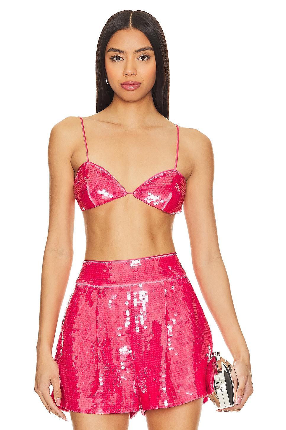 Sequin String Bikini Top Susana Monaco Product Image