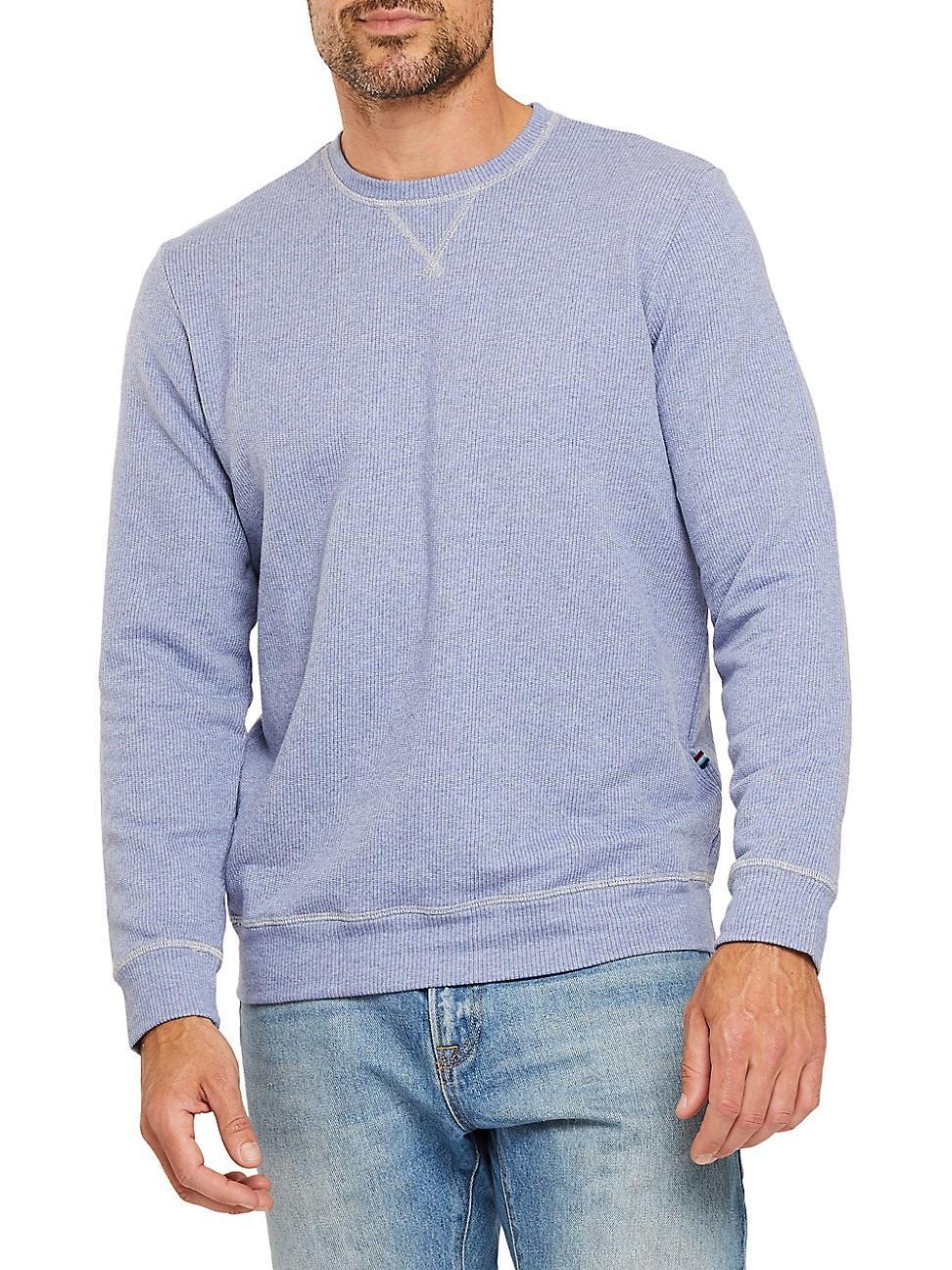 Mens Jacquard Pullover Sweatshirt Product Image