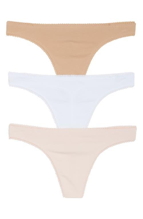 On Gossamer Cabana Cotton 3-Pack Thongs Product Image