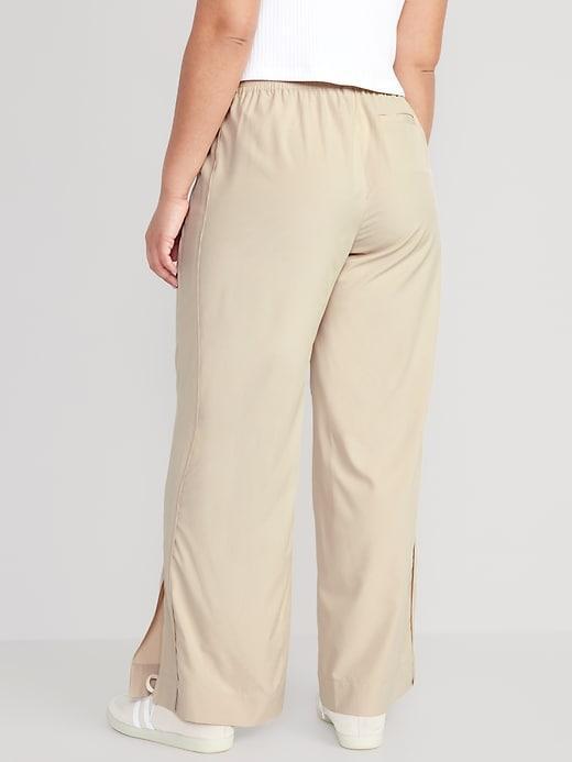 High-Waisted StretchTech Wide-Leg Pants Product Image