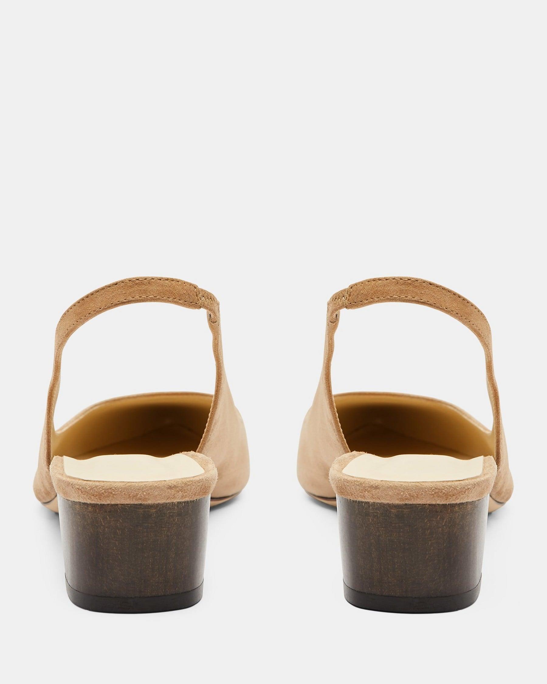 Block Heel Slingback in Suede Product Image