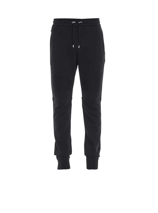 Flocked Balmain Paris joggers Product Image