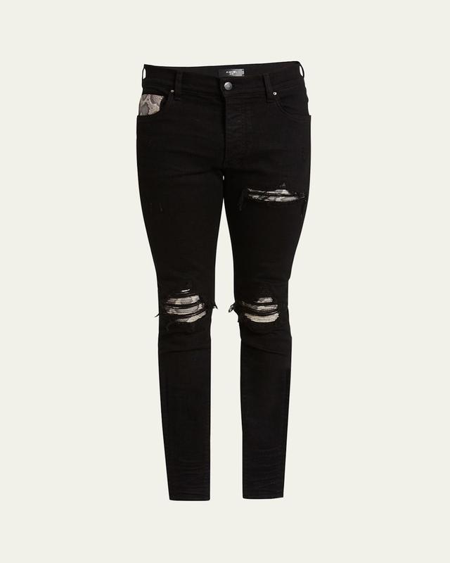 Mens MX1 Snake Skinny Jeans Product Image