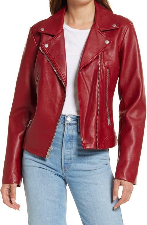 levis Faux Leather Moto Jacket Product Image