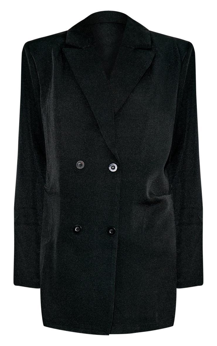 Maternity Black Double Breasted Blazer Product Image