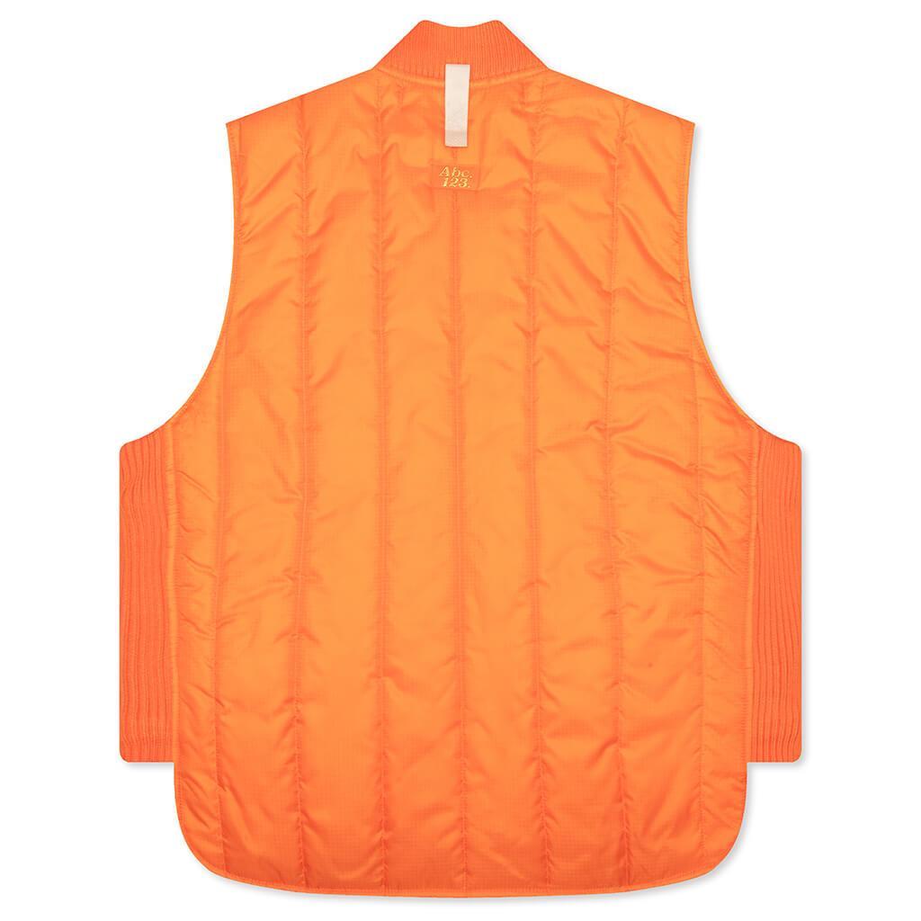 Puffer Vest - Carnelian Orange Male Product Image