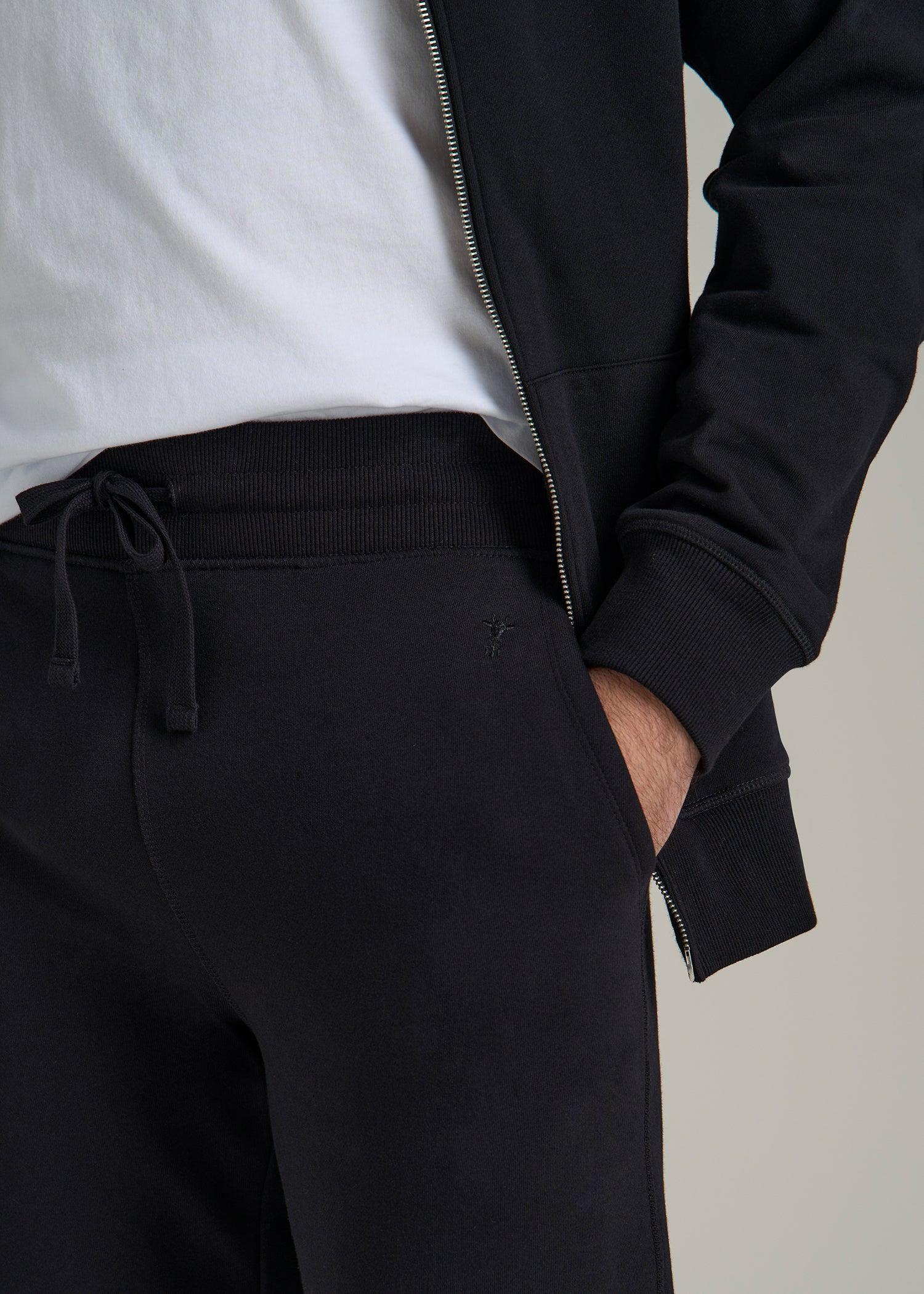 Wearever 2.0 Fleece Sweatpants for Tall Men in Black Male Product Image